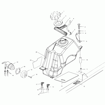 FUEL TANK - A00CL50AA (4954815481A013)