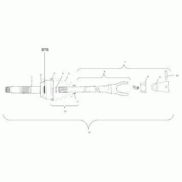 CV JOINT - BTB - A00CL50AA (4954815481B002)
