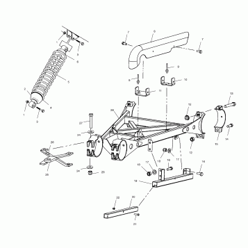 SWING ARM WELDMENT (REAR) - A00CL50AA (4954815481C004)