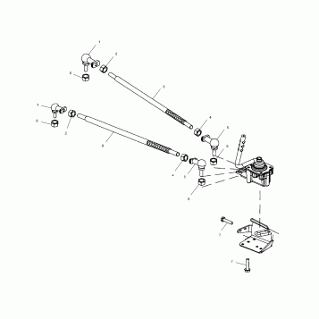 GEARCASE SELECTOR MOUNTING - A00CL50AA (4954815481C014)