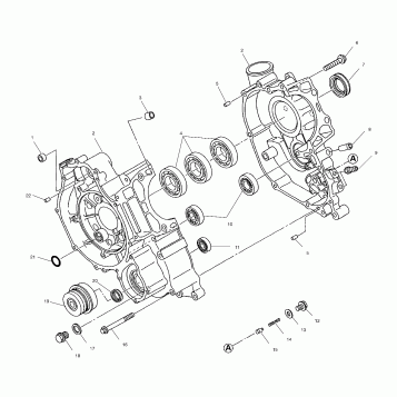 CRANKCASE - A00CL50AA (4954815481D005)
