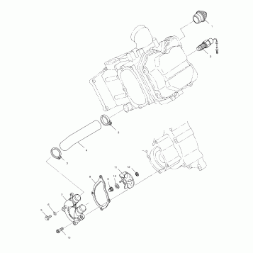 WATER PUMP - A00CL50AA (4954815481D013)