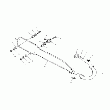 EXHAUST SYSTEM - A01BA25CA (4963666366A008)