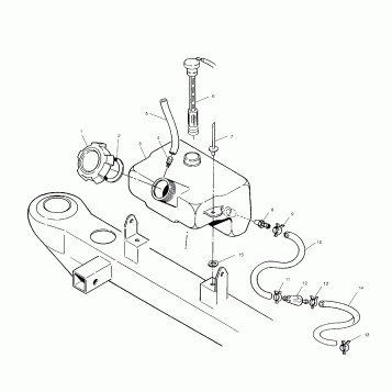 OIL TANK - A00BA25CA (4954825482A014)
