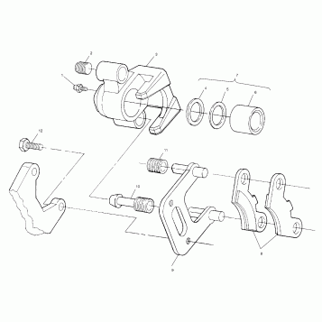 FRONT BRAKE - A00BA25CA (4954825482B003)