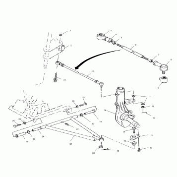 A-ARM/STRUT MOUNTING - A00BA25CA (4954825482B004)