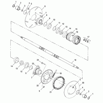 REAR HOUSING - A00BA25CA (4954825482C002)
