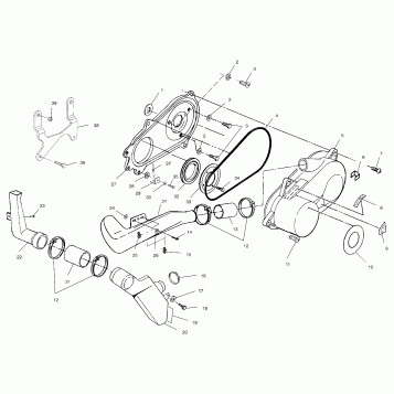 CLUTCH COVER - A00BA25CA (4954825482C004)