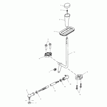 GEAR SELECTOR - A00BA25CA (4954825482C005)