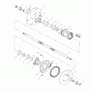REAR HOUSING - A00BA38CA (4954835483B014)