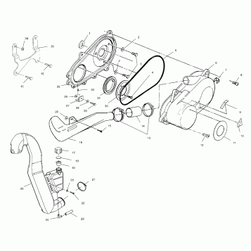 CLUTCH COVER - A00BA38CA (4954835483C003)