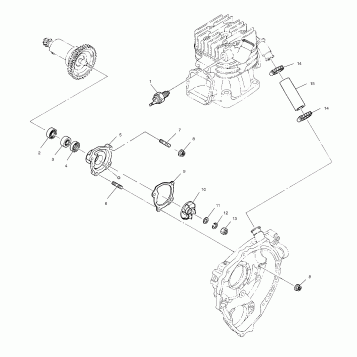 WATER PUMP - A00BA38CA (4954835483D006)
