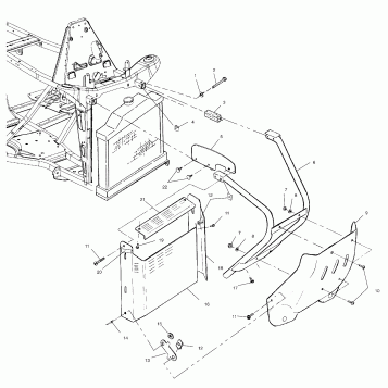 FRONT BUMPER and SHIELDS - A00BG38CA (4954845484A007)