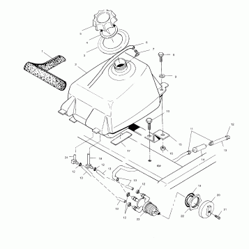 FUEL TANK - A00BG38CA (4954845484A013)