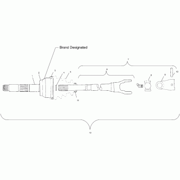 CV JOINT - NEAPCO - A00BG38CA (4954845484B005)