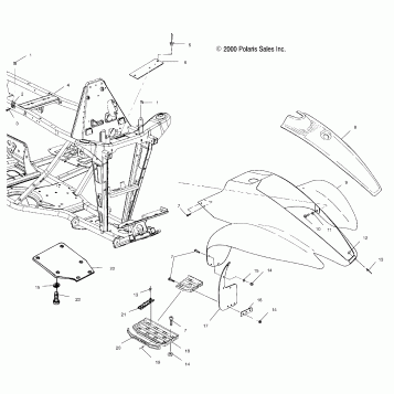 FRONT CAB - A00BG50AA (4954855485A005)
