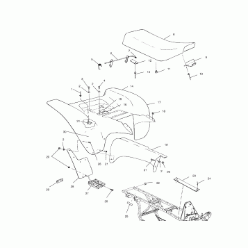 REAR CAB - A00BG50AA (4954855485A006)