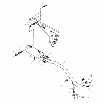 EXHAUST SYSTEM - A00BG50AA (4954855485A010)