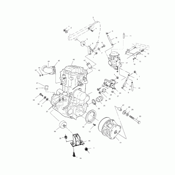 ENGINE MOUNTING - A00BG50AA (4954855485A011)