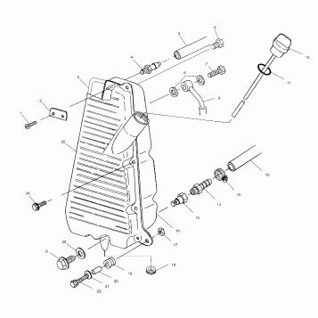 OIL TANK - A00BG50AA (4954855485A013)