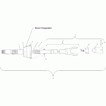 CV JOINT - NEAPCO - A00BG50AA (4954855485B005)