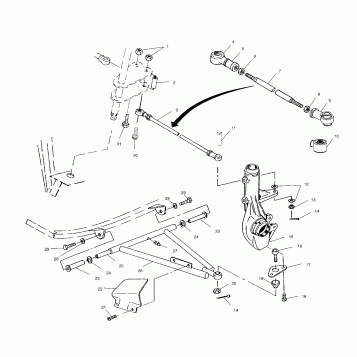 A-ARM/STRUT MOUNTING - A00BG50AA (4954855485B009)