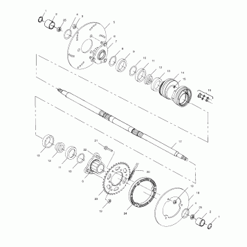 REAR HOUSING - A00BG50AA (4954855485C006)