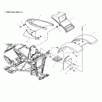 FRONT CAB - A00AG25CA (4954865486A005)
