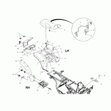 REAR CAB - A00AG25CA (4954865486A006)