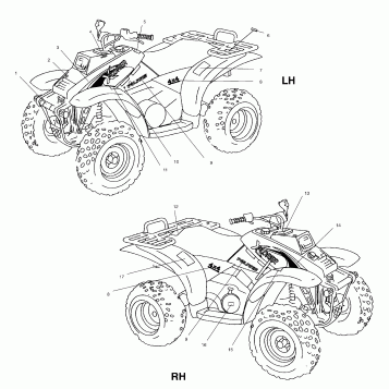 DECALS - A00AG25CA (4954865486A008)