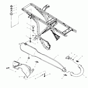 EXHAUST SYSTEM - A00AG25CA (4954865486A010)