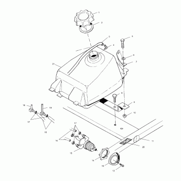 FUEL TANK - A00AG25CA (4954865486A011)