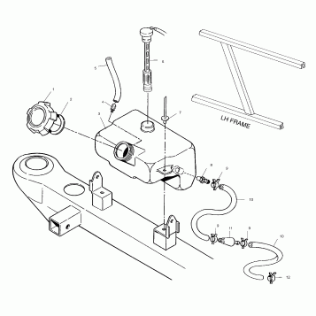 OIL TANK - A00AG25CA (4954865486A012)