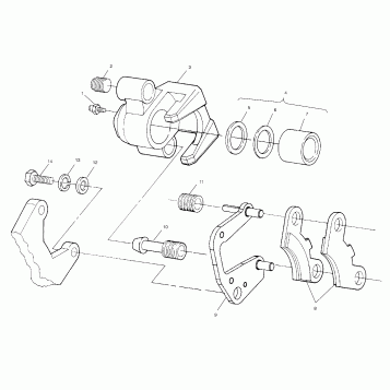 FRONT BRAKE - A00AG25CA (4954865486B005)