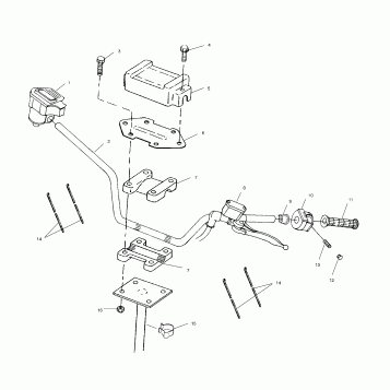 STEERING - HANDLEBAR - A00AG25CA (4954865486B007)