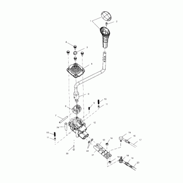 GEAR SELECTOR - A00AG25CA (4954865486C004)