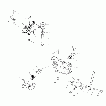REAR BRAKE MASTER CYLINDER - A00AG25CA (4954865486C006)