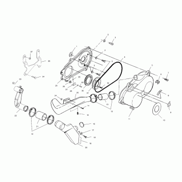 CLUTCH COVER - A00AG25CA (4954865486C009)