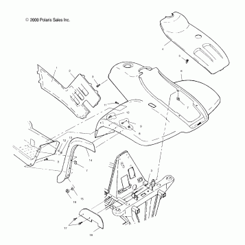 FRONT CAB - A00CG38CA (4954875487A005)
