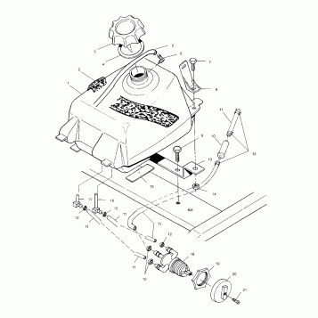 FUEL TANK - A00CG38CA (4954875487A014)