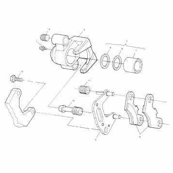 FRONT BRAKE - A00CG38CA (4954875487B008)
