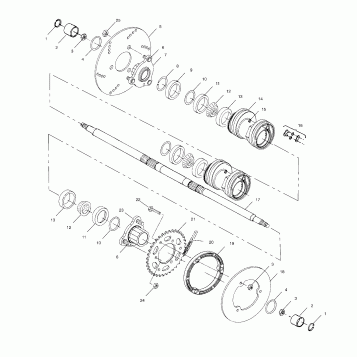 REAR HOUSING - A00CG38CA (4954875487C004)