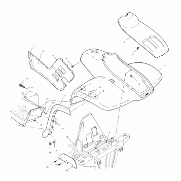 FRONT CAB - A00CD50AA (4954885488A007)