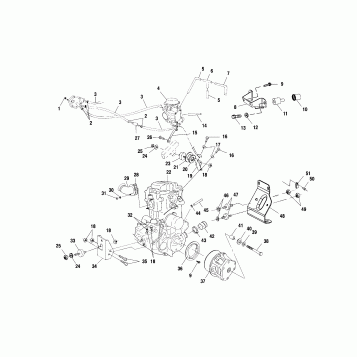 ENGINE MOUNTING - A00CD50AA (4954885488A013)