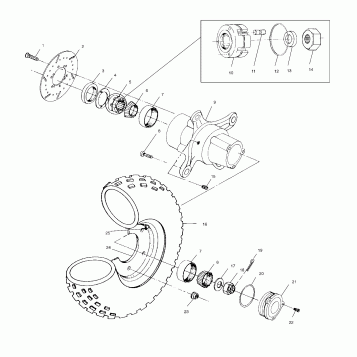 FRONT WHEEL - A00CD50AA (4954885488B006)