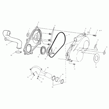 CLUTCH COVER - A00CD50AA (4954885488C004)