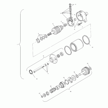STARTING MOTOR - A00CD50FB (4954885488E003)