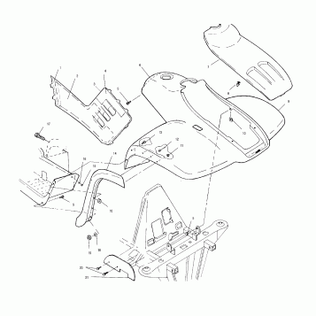 FRONT CAB - A00CK32AA (4954895489A007)