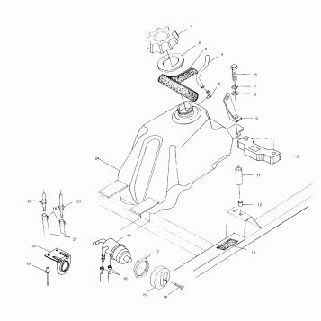FUEL TANK - A00CK32AA (4954895489B001)