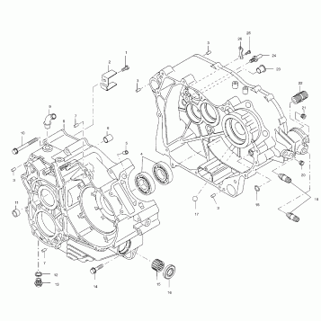 CRANKCASE - A00CK32AA (4954895489C008)